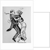 Illustration Of Couple Dancing by Anonymous