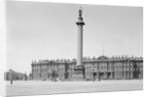 Winter Palace and Alexander Column in Leningrad by Anonymous
