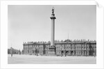 Winter Palace and Alexander Column in Leningrad by Anonymous