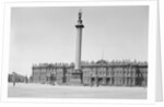 Winter Palace and Alexander Column in Leningrad by Anonymous
