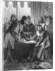 King John and Witnesses at Magna Carta Signing by Anonymous