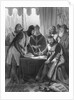 King John and Witnesses at Magna Carta Signing by Anonymous