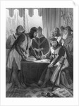 King John and Witnesses at Magna Carta Signing by Anonymous