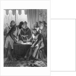 King John and Witnesses at Magna Carta Signing by Anonymous