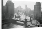 Opened Bridge over River by Anonymous