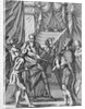 Illustration of Pizarro Imprisoning Inca King by Anonymous