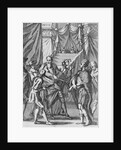 Illustration of Pizarro Imprisoning Inca King by Anonymous