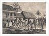 Farmers Spreading Coffee Beans by Anonymous