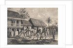 Farmers Spreading Coffee Beans by Anonymous