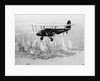 Airplane Flying Near Manhattan by Anonymous