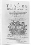 Title of Captain John Smith's True Relation by Anonymous