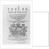 Title of Captain John Smith's True Relation by Anonymous