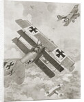 World War I Plane Fight by Anonymous