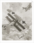 World War I Plane Fight by Anonymous