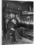 Alphonse Daudet Sitting in Studio by Anonymous