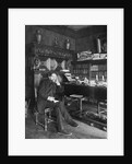Alphonse Daudet Sitting in Studio by Anonymous