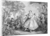 Illustration Depicting Gracious Ballet Dancer by Anonymous