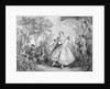 Illustration Depicting Gracious Ballet Dancer by Anonymous