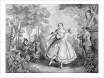 Illustration Depicting Gracious Ballet Dancer by Anonymous