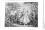 Illustration Depicting Gracious Ballet Dancer by Anonymous