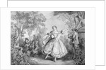 Illustration Depicting Gracious Ballet Dancer by Anonymous