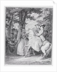 Meeting of Aristocrats at Bois De Boulogne in Eighteenth Century by Anonymous