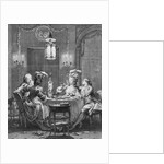 Le Souper Fin Engraving by Jean-Michel Moreau