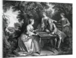 Aristocrats Playing Tric-Trac by Anonymous