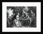 Aristocrats Playing Tric-Trac by Anonymous