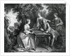 Aristocrats Playing Tric-Trac by Anonymous