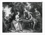 Aristocrats Playing Tric-Trac by Anonymous