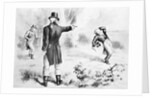 Illustration of the Duel Between Alexander Hamilton and Aaron Burr by Anonymous
