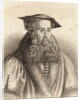 Heinrich Bullinger Wearing Hat by Anonymous