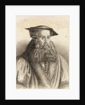 Heinrich Bullinger Wearing Hat by Anonymous