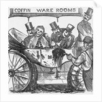 Illustration on Subject of Cholera Fear Among New York Citizens by Anonymous