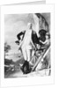 Illustration of George Washington Standing Next to Cannon by Anonymous