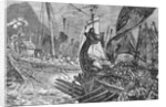 Ships at Battle Scene by Anonymous
