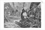 Ships at Battle Scene by Anonymous