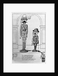 Political Cartoon of Kitchener and Kipling With Poem by Anonymous