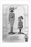 Political Cartoon of Kitchener and Kipling With Poem by Anonymous