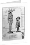 Political Cartoon of Kitchener and Kipling With Poem by Anonymous