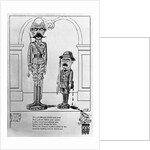 Political Cartoon of Kitchener and Kipling With Poem by Anonymous