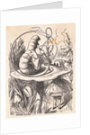 Alice and the Caterpillar by John Tenniel