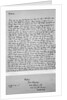 Letter Written by Jonathan Swift