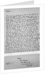 Letter Written by Jonathan Swift
