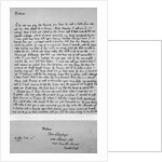 Letter Written by Jonathan Swift