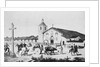 Painting of Mission Santa Clara de Asis in the Old Days by Anonymous
