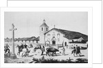 Painting of Mission Santa Clara de Asis in the Old Days by Anonymous