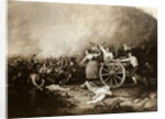 Battle Scene with Molly Pitcher by Anonymous