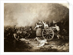 Battle Scene with Molly Pitcher by Anonymous